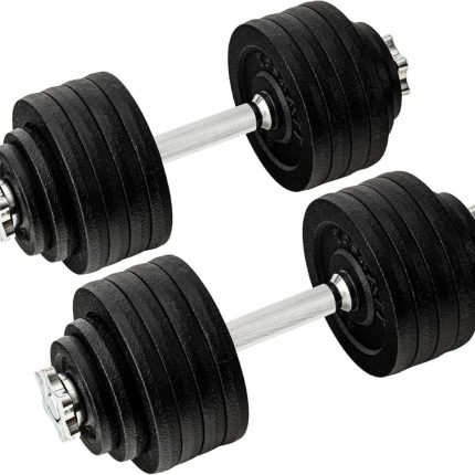 Yes4All 105lb Adjustable Dumbbell Set - Home Gym